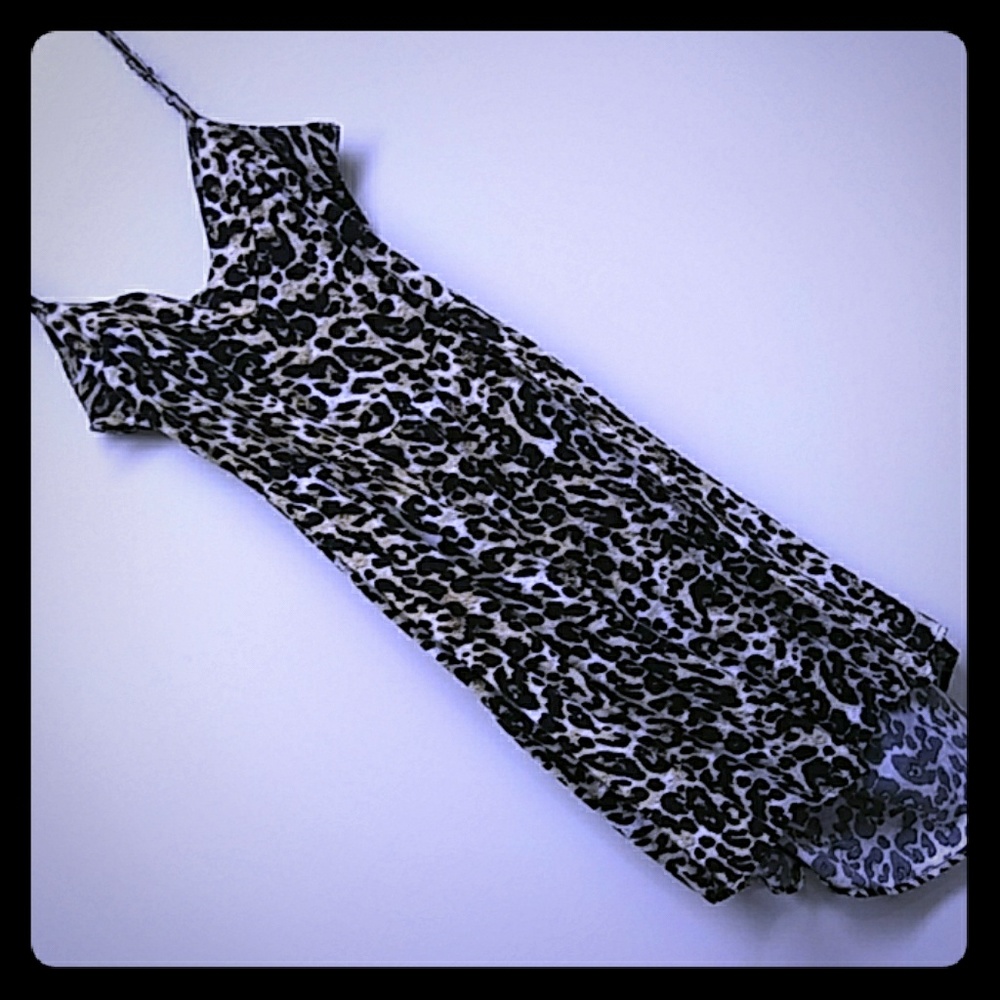 Wet Seal Leopard Print Dress with POCKETS